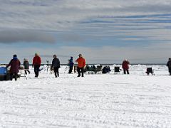 02B Heading For Lunch On Day 3 Of Floe Edge Adventure Nunavut Canada